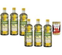 Italian Gourmet Carapelli Huile d’olive pour assaisonnement & cuisson - goût équilibré, idéale pour salades, pâtes, grillades et cuisine méditerranéenne - pack 6 x 1 L + Italian Gourmet Polpa