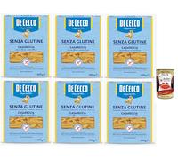 Italian Gourmet De Cecco Huile d’Olive Extra Vierge 100% Italienne 6×1 L (6 Litres) - Pressée à Froid, Saveur Intense Équilibrée, Pour Assaisonnement & Cuisson + Italian Gourmet Polpa