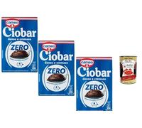 Italian Gourmet Ciobar Chocolat Chaud Zéro Sucre 3x76g, boisson chocolatée italienne sans sucres ajoutés, texture dense et crémeuse, cacao intense, préparation rapide, idéal régime