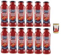 Italian Gourmet - Cirio - Passata de Tomates Verace Cirio 12 x 700 g - Purée de tomates italienne 100% tomates, douce et crémeuse, idéale sauce pizza pâtes, bouteille verre + Italian Gourmet Polpa
