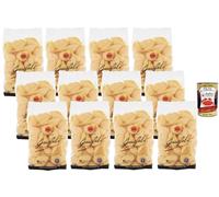 Italian Gourmet Conchiglioni Pasta di Gragnano IGP Lot de 12 paquets de 500 g de grandes nouilles de coquillages à farcir Pâtes de blé dur, idéales pour les plats au four et les plats familiaux, polpa