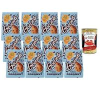 Italian Gourmet Cookies Italiens Gocciole Coconut Pavesi - Biscuits à la noix de coco et pépites de chocolat, spécialité italienne pour petit-déjeuner et goûter 12 x 320 g + Italian Gourmet Polpa