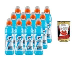 Italian Gourmet Cool Blue 12 × 50 oisson rafraîchissante avec minéraux pour l'hydratation et l'énergie, parfaite pour l'entraînement et le fitness, Italian Gourmet Polpa