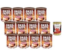 Italian Gourmet - Crastan - Boisson Soluble Orge & Café Italien Sans Arômes Ajoutés - Orzo & Caffè Instantané Italien - Pack Économique 12 x 120 g - Alternative au Café + Italian Gourmet Polpa