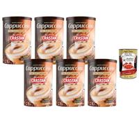 Italian Gourmet - Crastan - Cappuccino Soluble à Sucrer 6x250g 1,5kg Boisson Chaude Instantanée Crémeuse Goût Café Mousseux Format Économique Pour Environ 120 Tasses - Italian Gourmet Polpa