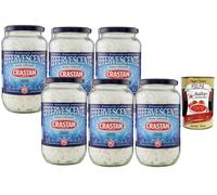 Italian Gourmet - Crastan - effervescent Digestif au Citron Sans Colorants Boisson Effervescente Rafraîchissante Lot de 6 x 100 g Italian Gourmet Polpa