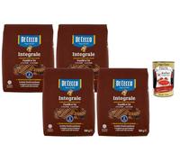 Italian Gourmet De Cecco Fusilli Integrali N°34 4 x 500g + Polpa