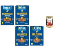 Italian Gourmet De Cecco High Protein Ditali Rigati 4 x 400g + Polpa