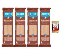 Italian Gourmet De Cecco Linguine Integrali N°7 4 x 500g + Polpa