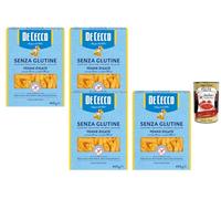 Italian Gourmet De Cecco Penne Rigate sans gluten 4 x 400g + Polpa