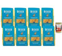 Italian Gourmet De Cecco Pennette Lisce N°140 8 x 500g + Polpa