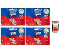 Italian Gourmet Lavazza Crema e Gusto Café Moulu en Dosettes Souples 50 Dosettes 350 g Mélange Intense et Crémeux Notes Cacao & Épices Torréfaction Italienne Pour Espresso + Italian Gourmet Polpa