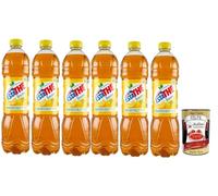 Italian Gourmet Estathé Limone (Citron) Thé Glacé Italien - Pack 6x 1,5 L (9 L Total) - Boisson au Thé Infusé, Rafraîchissante, Format Famille/Économie, Sans Gluten + Italian Gourmet Polpa