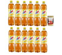 Italian Gourmet - Estathé Limone Thé glacé au citron, Lot de 12 x 1,5 L (18 L), Boisson rafraîchissante, Infusion de thé & citron, Idéal été/famille/fêtes, Format + Italian Gourmet Polpa