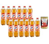 Italian Gourmet Estathé Pêche (Pesca) Ferrero Thé Glacé Italien - Pack 12x 1,5 L (18 L Total) - Boisson au Thé Infusé Saveur Pêche, Sans Gluten, Sans Conservateurs + Italian Gourmet Polpa