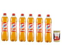 Italian Gourmet ESTATHÉ Pêche - Thé glacé italien goût pêche, bouteille 1,5 L, boisson rafraîchissante au thé (infusion), pack 6 x 1,5 L (9 L) + Italian Gourmet Polpa