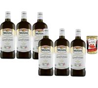 Italian Gourmet - GranFruttato Huile d’Olive Extra Vierge 100% Italienne 6×1 L, goût fruité, pressée à froid, idéale salade cuisson assaisonnement, format économique + Italian Gourmet Polpa