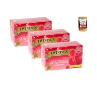 Italian Gourmet Infusion Sensations Fruits Rouges 3 x 20 Sachets de 2 g Hibiscus & Fruits Rouges + Italian Gourmet Pulpe de Tomates Italiennes 400 g