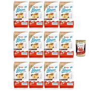 Italian Gourmet Kinder Brioss Lait & Cacao - Pack 12 x 280 g (3360 g) - Brioches moelleuses fourrées, goûter enfant, petit-déjeuner, snack sucré, viennoiserie emballée + Italian Gourmet Polpa