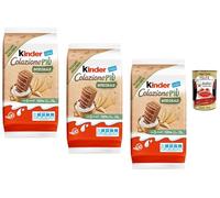 Italian Gourmet Kinder Colazione Più Integrale 3 x 290 g, Gâteaux Petit-Déjeuner aux 5 Céréales, Farine Complète, Source de Fibres, Spécialités Italiennes Déjeuner & Goûter + Italian Gourmet Polpa