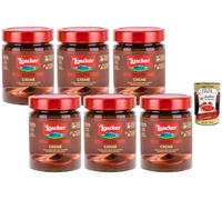 Italian Gourmet Loacker Pâte à Tartiner Noisettes & Cacao 6 x 290 g - Crème Onctueuse, Idéale Petit-Déjeuner, Tartines, Crêpes & Pâtisserie + Italian Gourmet Polpa