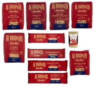 Italian Gourmet Lot 10x Pâtes Italiennes 500 g. Sélection Qualité “Al Bronzo” (Spaghetti, Linguine, Penne, Fusilli & Formats Assortis), Texture Rugueuse, Tenue de Sauce + Italian Gourmet Polpa