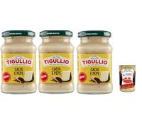 Italian Gourmet Lot 3 x 185 g Sauce Cacio e Pepe pour Pâtes - Sauce Italienne Crémeuse Fromage & Poivre, Prête à l’Emploi, Assaisonnement Pasta, Recette Romaine, Rapide + Italian Gourmet Polpa