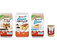 Italian Gourmet Lot 3x 270 g Assortiment Pan e Cioc + Kinder Brioss Lait & Cacao + Kinder Brioss - gâteaux moelleux petit-déjeuner & goûter, assortiment snack multi-variétés + Italian Gourmet Polpa