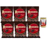 Italian Gourmet Lot 6 Rossana Cioccolato 175 g - Caramels italiens fourrés au chocolat, cœur fondant “Cuore Segreto”, confiserie premium, sachet familial, sans gluten + Italian Gourmet Polpa