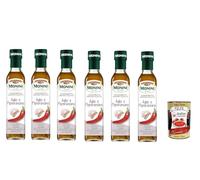 Italian Gourmet Lot 6 x 250 ml Huile d’Olive Extra Vierge Aromatisée Ail & Piment - Condiment Italien Épicé, Huile Infusée pour Pâtes, Pizza, Bruschetta, Marinades + Italian Gourmet Polpa
