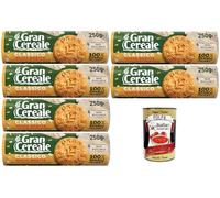 Italian Gourmet Gran Cereale Classico Biscuits aux Céréales Complètes - Pack 12x 250 g (3 kg Total) - Recette Italienne, Riche en Fibres, Flocons d’Avoine, Goût Authentique + Italian Gourmet Polpa