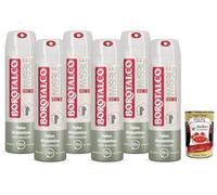Italian Gourmet Lot de 6 déodorants en spray pour homme - Parfum talc - 150 ml - Spray anti-taches - 0 alcool - Sensation fraîche - Protection longue durée - Pour le quotidien - Sport + Italian