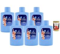 Italian Gourmet Lot de 6 poudres corporelles Talc classique 150 g 900 g +