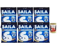 Italian Gourmet Lot de 6 sachets de confiserie à la réglisse sans gélatine 6 x 75 g + Polpa italien Gourmet 400 g