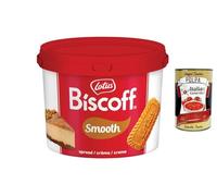 Italian Gourmet Lotus - Crème Lotus Biscoff Smooth 1 x 3 kg - pâte à tartiner biscuit caramelisée, texture lisse, format seau pour pâtisserie, desserts & topping, usage pro + Italian Gourmet Polpa