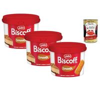 Italian Gourmet Lotus - Karamell Keks Creme Smooth 3 x 3kg Gastro Eimer | Speculoos Aufstrich Großgebinde für Bäckerei, Desserts & Toppings | Bundle. mit Italian Gourmet Polpa 400g