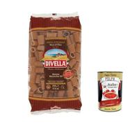 Italian Gourmet Mezze Maniche Integrali pâtes complètes 5 x 500g