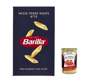 Italian Gourmet Mezze Penne Rigate N.70 pâtes italiennes 10 x 500g