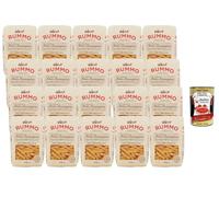 Italian Gourmet Mezze Penne Rigate pâtes de semoule 20x500g