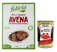 Italian Gourmet Mezzi Rigatoni Avena pâtes d'avoine sans gluten 1 x 340g