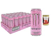 Italian Gourmet Monster Energy Ultra Strawberry Dreams Zero Sucre 24 x 500 ml Energy Drink + Italian Gourmet Polpa pulpe de tomate 100 % italienne
