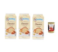 Italian Gourmet Mulino Bianco Il Cornetto Classico 3 x 240 g - Croissants Italiens Feuilletés - Petit Déjeuner & Goûter + Polpa de Tomates Italiennes 400 g