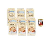 Italian Gourmet Mulino Bianco Il Cornetto Classico 6 x 240 g - Croissants Italiens Feuilletés - Petit Déjeuner & Goûter + Polpa de Tomates Italiennes 400 g