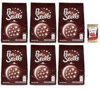 Italian Gourmet Pan di Stelle Mulino Bianco 6 x 350 g - Biscuits Italiens au Cacao et aux Noisettes - Spécialité Italienne pour Petit-Déjeuner et Goûter - Lot Familial + Italian Gourmet Polpa