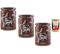 Italian Gourmet Pan di stelle - Pâte à tartiner cacao avec éclats de biscuits 3 x 380 g - crème chocolatée onctueuse, idéale pour petit-déjeuner, crêpes, desserts et pâtisserie + Italian Gourmet polpa