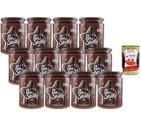 Italian Gourmet Pan di stelle - Pâte à tartiner cacao noisette avec éclats de biscuits 12 x 580 g - crème onctueuse façon biscuit, idéale petit-déjeuner, crêpes & pâtisserie + Italian Gourmet Polpa