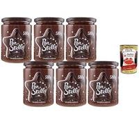 Italian Gourmet Pan di stelle - Pâte à tartiner cacao noisette avec éclats de biscuits 6 x 580 g - crème onctueuse façon biscuit, idéale petit-déjeuner, crêpes & pâtisserie + Italian Gourmet Polpa