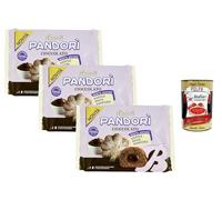 Italian Gourmet Pandorì Cioccolato - Lot de 3 x 178 g (12 Pièces) | Mini Pandoro Italien au Chocolat | Gâteaux Moelleux Style Pasta Pandoro | Petit-Déjeuner & Goûter + Italian Gourmet Polpa