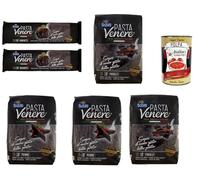 Italian Gourmet Pasta Venere assortiment Spaghetti Fusilli Penne 6 x 400g