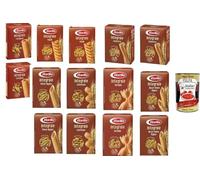 Italian Gourmet Pâtes Barilla Integrale Assortiment 14 x 500 g (7 kg), Pâtes Complètes Italiennes, Formats Variés (Penne, Fusilli, Farfalle, etc.), Source de Fibres + Italian Gourmet Polpa